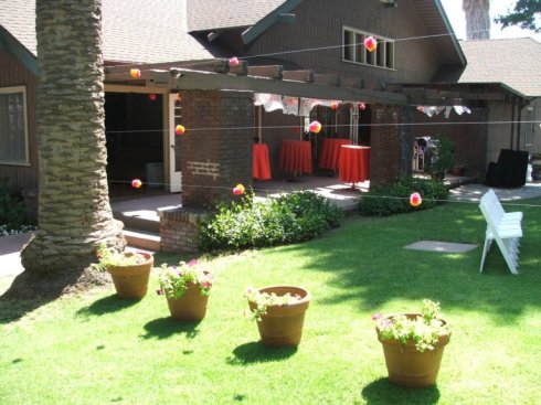 The 20th Century Women's Club back yard