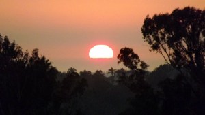 December Sunset in Santa Barbara 