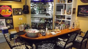 Great bar for Academy Awards party