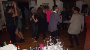 Crowd dancing to "YMCA" (not really that song!)