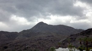 Ominous clouds threaten wedding...