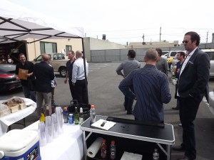 Guests mingling after exhibition 