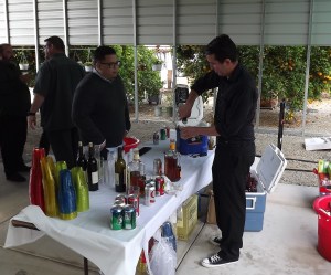 Willie bartending in Fillmore