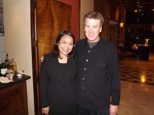 Judge Teresa Magno poses for a shot with me