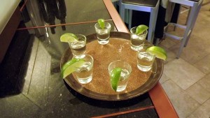 Patron shots waiting to go out