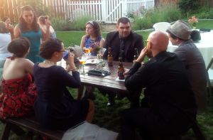 Guests enjoying martinis in Altadena