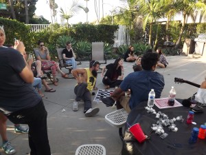 Chillin' by the pool in Culver City