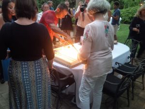 50 candles put out a lot of heat