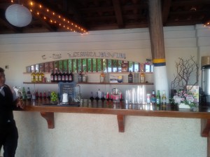 Classic bar at Corona Yacht Club