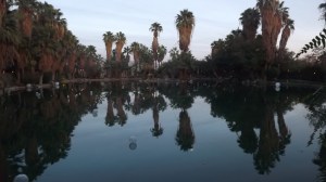 The lagoon in Coachella