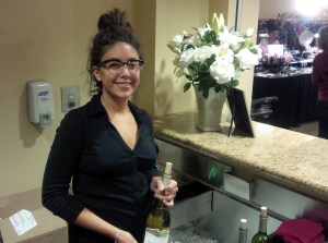 Pia working the Gingerbread Boutique