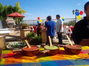 Colorful salsas from Borracho Tacos