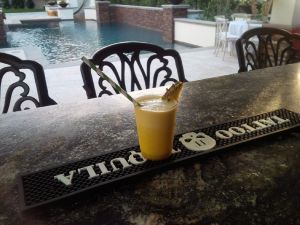 Pina Collada waiting for drinker