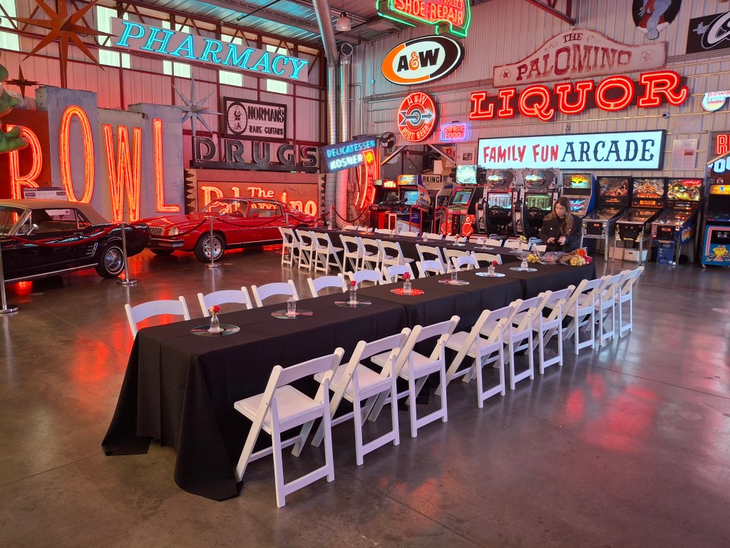 An example of event layout